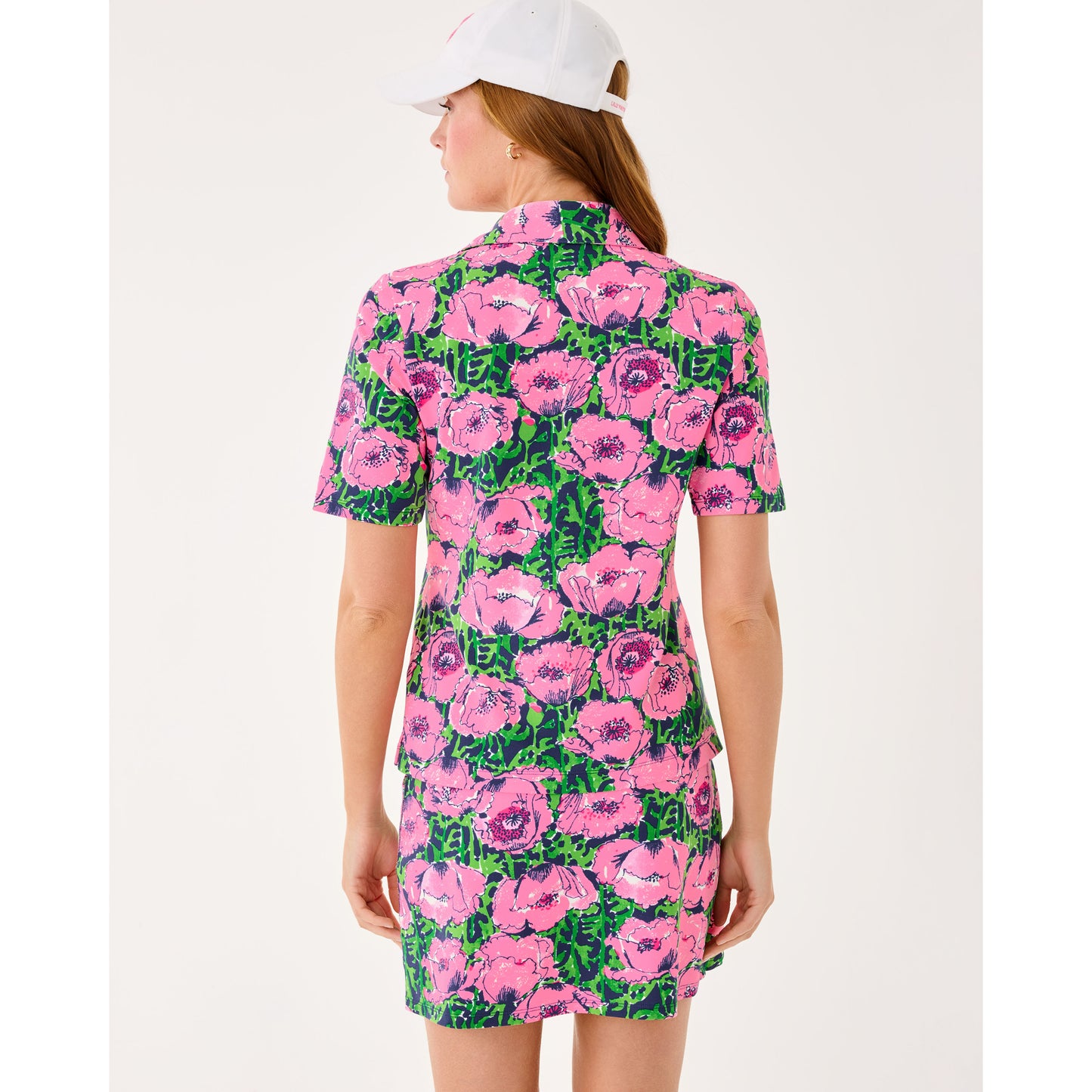 Via Flora Polo UPF 50+ - Low Tide Navy Florrie