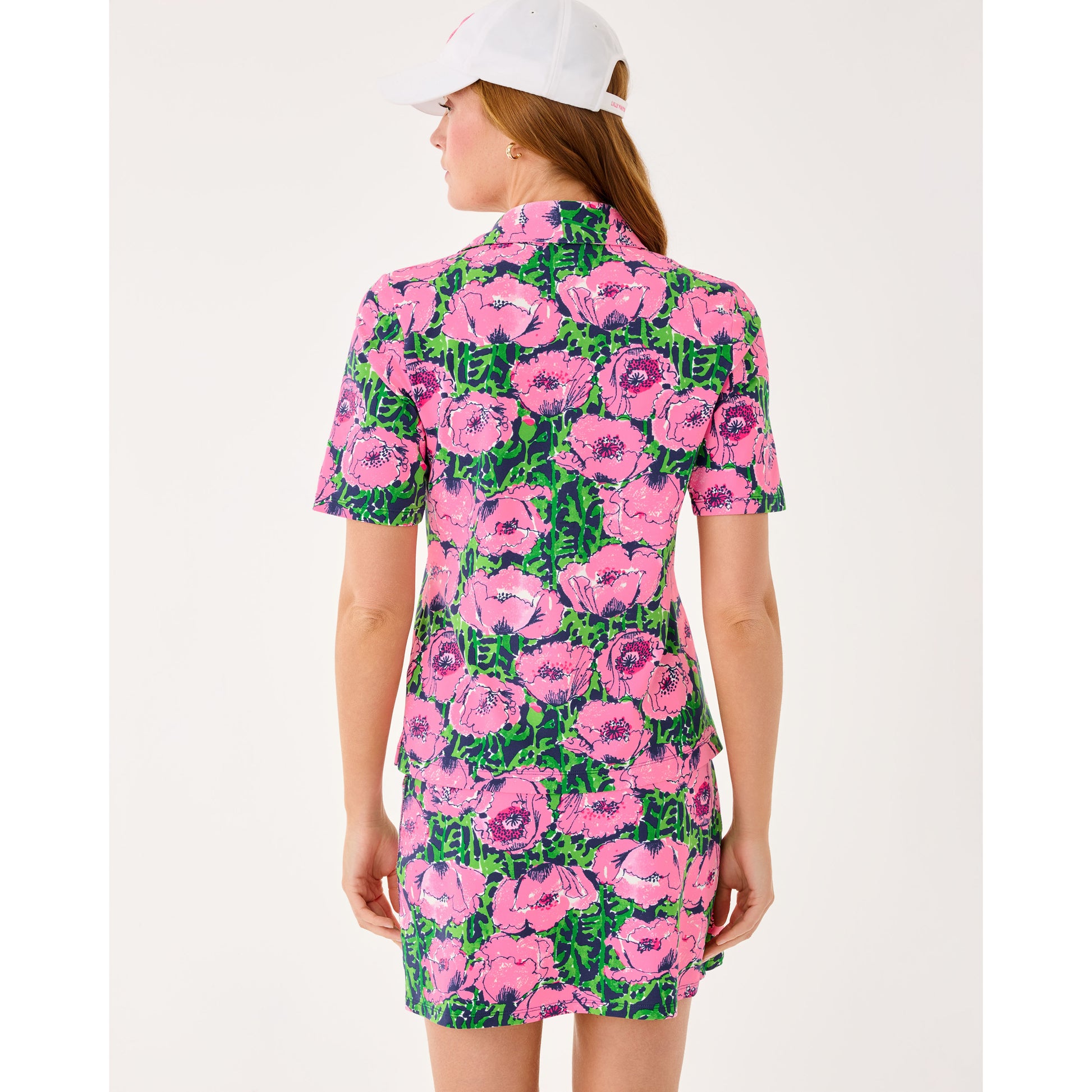 Via Flora Polo UPF 50+ - Low Tide Navy Florrie